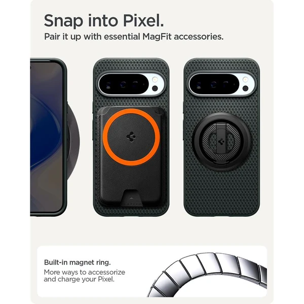Spigen Liquid Air MagSafe kryt Google Pixel 10 Pro XL zelený - Puzdra - Obrázok 8216ca7c849043a09e8046d4d3e06682
