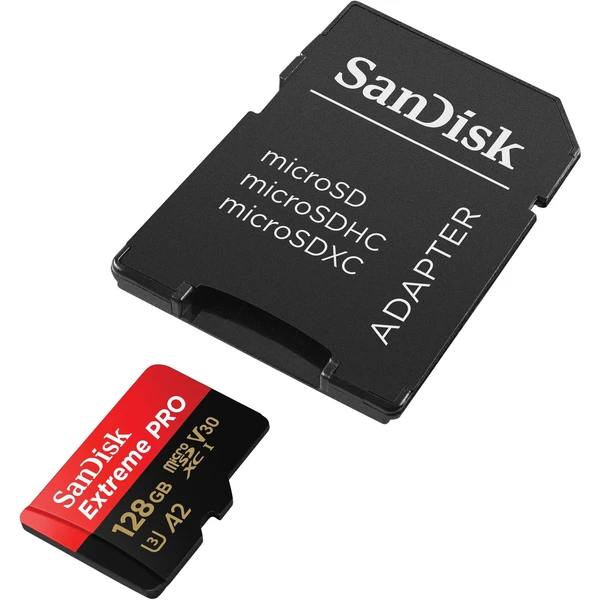 SanDisk Extreme PRO microSDXC 128GB + SD adaptér - Pamäťové karty - Obrázok 8232000P01