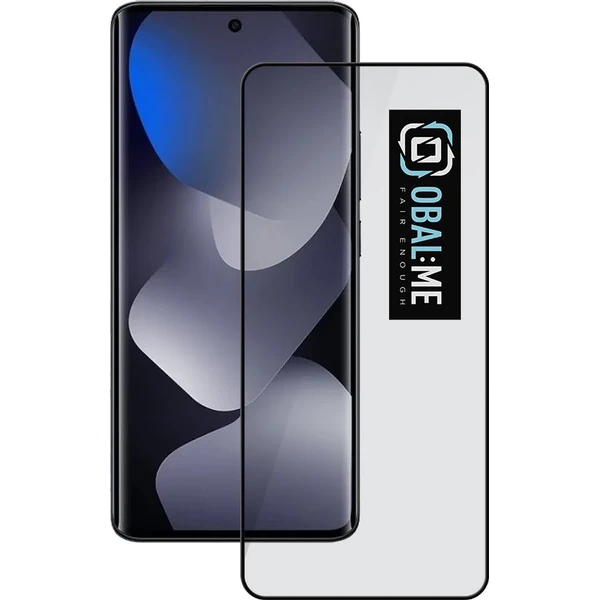 OBAL:ME 5D tvrdené sklo Xiaomi Redmi Note 15 4G/5G/Poco M8 5G čierne - Ochranné fólie a sklo - Hlavný obrázok