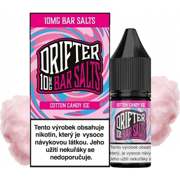 Liquid Drifter Bar Salts Cotton Candy Ice 10ml (10mg) - E-liquidy - Hlavný obrázok