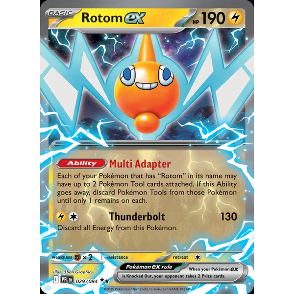 Rotom ex (PFL 029) - Phantasmal Flames [Holo] - Kusové karty - Hlavný obrázok