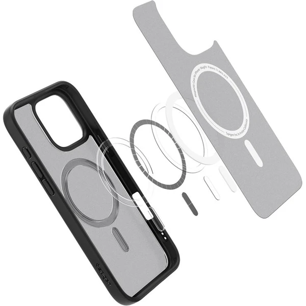 Spigen Ultra Hybrid MagSafe kryt iPhone 16 Pro frost black - Puzdra - Obrázok 8246d74a69fd457d9bcb35b9dfa08249