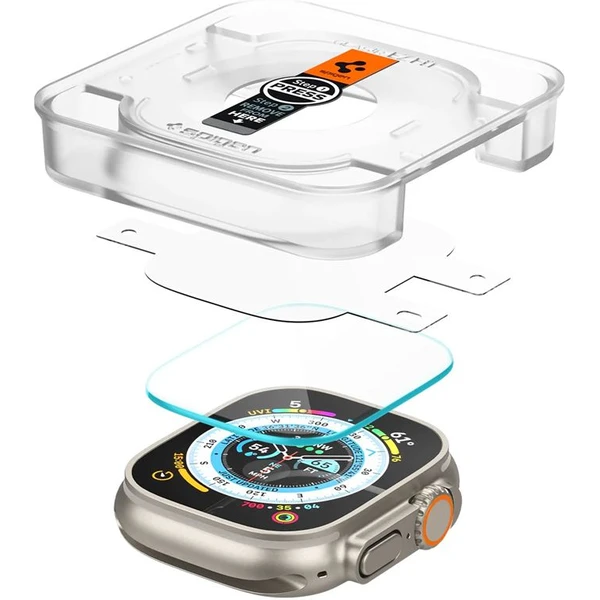 Spigen Glass EZ Fit 2 Pack sklo Apple Watch Ultra 49mm číre - Ochranné fólie a sklo - Obrázok 825143cf55f44ab2b8e4833ae792f90f