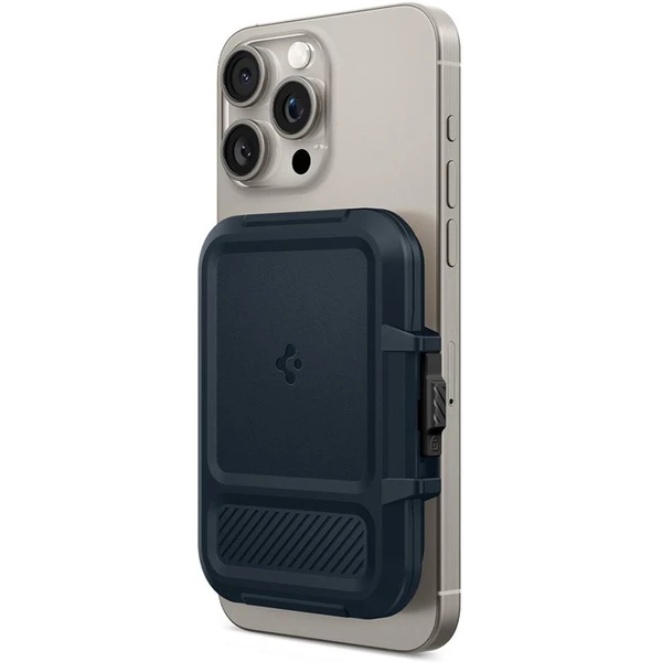 Spigen Lock Fit MagSafe Wallet peňaženka tmavo modrá - Peňaženky - Obrázok 8256717a4c4f4611945d5907be298f24