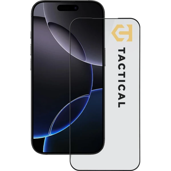 Tactical Glass Shield 5D sklo pre Apple iPhone 17 Pro Max čierne - Ochranné fólie a sklo - Hlavný obrázok