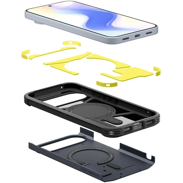 Spigen Tough Armor MagSafe kryt Google Pixel 10/10 Pro sivý - Puzdra - Obrázok 8296e70d123f4fb98eff70f4a5319e2a