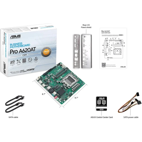 ASUS PRE A620AT-CSM - Základné dosky - Obrázok 82BN000K01