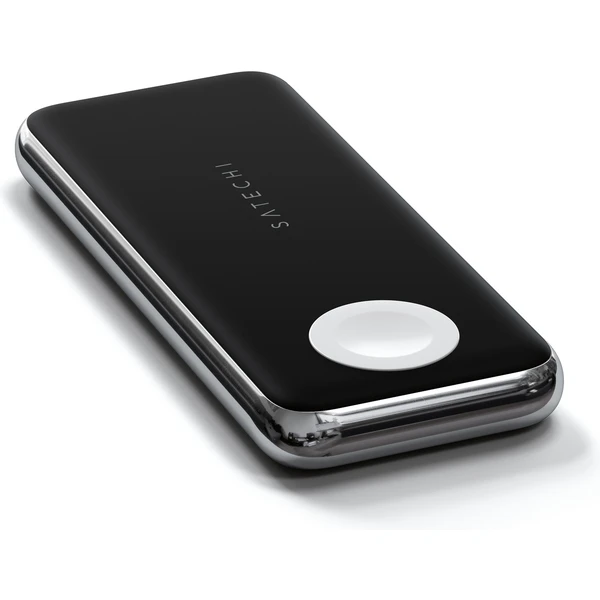 Satechi Quatro bezdrôtová powerbanka 10 000 mAh vesmírne šedá  - Powerbanky - Obrázok 82BT000501