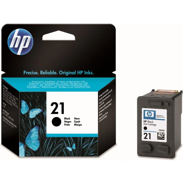 HP C9351AE č. 21 Čierna originálna - Cartridge - Hlavný obrázok