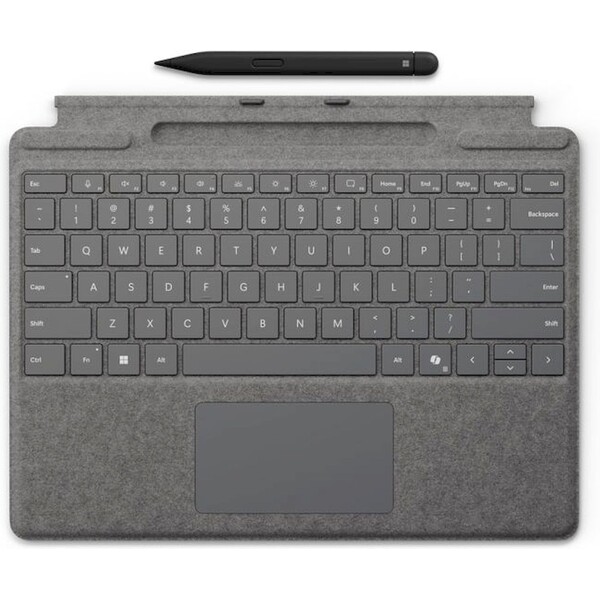 Microsoft Surface Pro klávesnica + Slim Pen 2 Bundle (CZ/SK) platinová