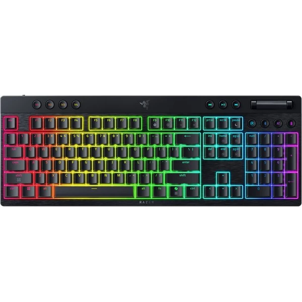 Razer BlackWidow V4 Low-profile HyperSpeed ??Orange Switch herná klávesnica (US) čierna - Klávesnice - Hlavný obrázok
