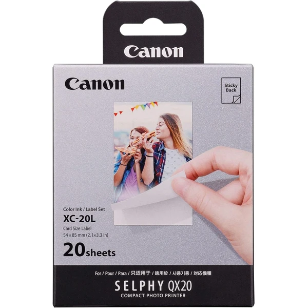 Canon XC-20L sada atramentu a samolepiaceho papiera - Cartridge - Obrázok 82PE000N01