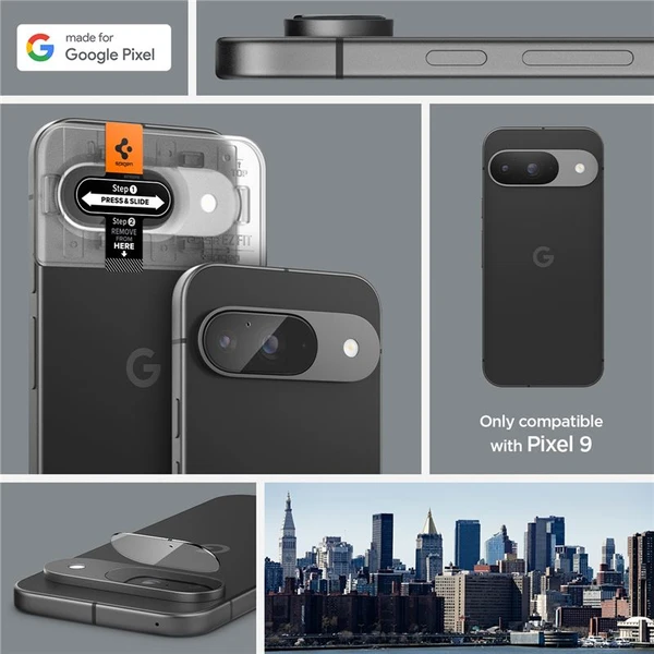 Spigen Glass tR EZ Fit Optik 2 Pack tvrdené sklo na fotoaparát Google Pixel 9 číre - Ochranné fólie a sklo - Obrázok 82bcee9698e44043b9880d2d53f4fc03