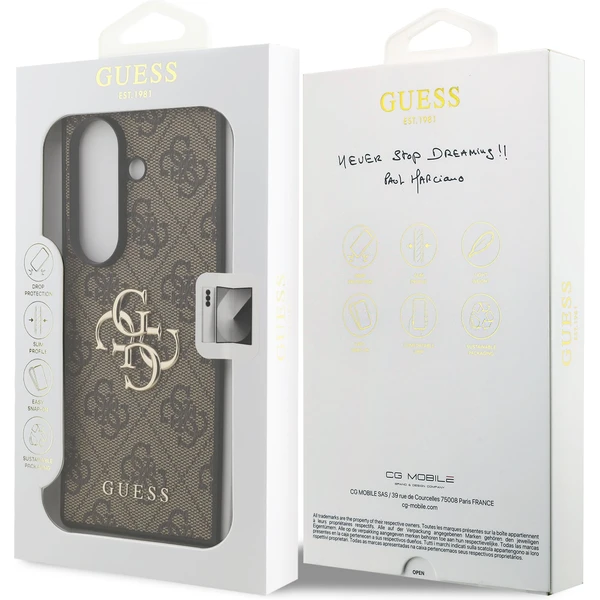 Guess PU 4G Metal Logo kryt Samsung Galaxy Z Fold 7 hnedý - Puzdra - Obrázok 82ef5569523b44de960067452bbf7c4d