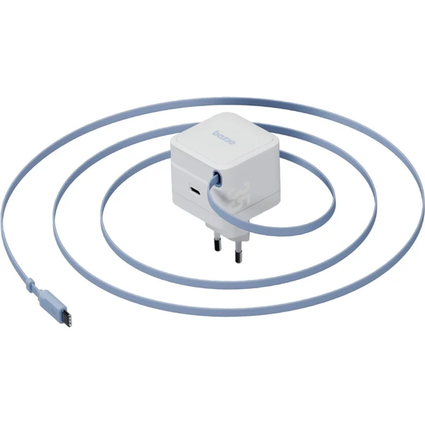 ENERGEA Bazic GoPort GaN nabíjačka s integrovaným USB-C zaťahovacím káblom (35W) biela - Nabíjačky - Obrázok 830bed0b74df4c22abb64a68871c7e84