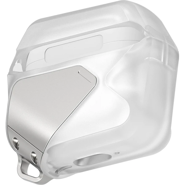 Aulumu A29 Geometrické púzdro AirPods 4 Priesvitná biela - Puzdra - Obrázok 831ec706dcbe41f399d7a7d1d8b98cdd