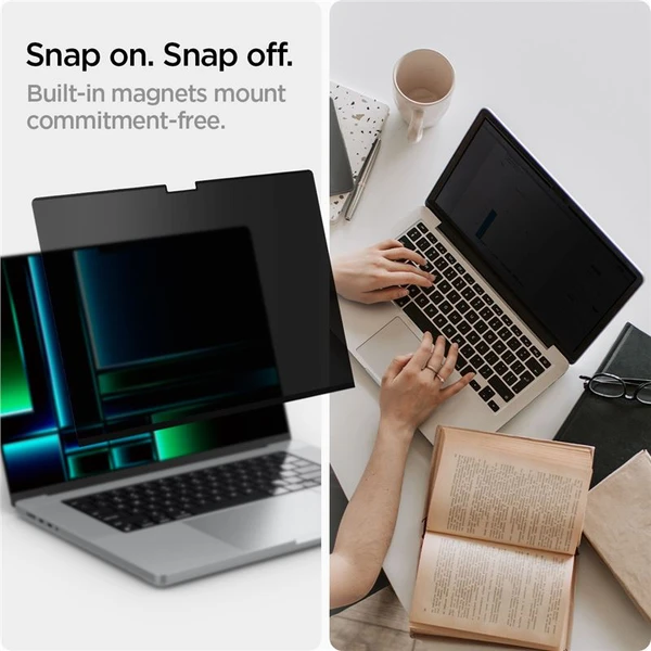 Spigen SafeView Privacy fólie MacBook Pro 14" (M5/M4/M3/M2/M1) - Ochranné fólie a sklo - Obrázok 8324dd8394b84c08aa942748ddd12dd3