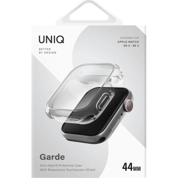 UNIQ Garde Hybrid TPU+PC puzdro Apple Watch (44mm) priehľadné - Puzdra - Obrázok 832b8edd40444a908ffc7166410156ae