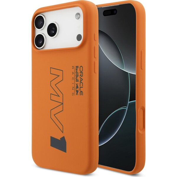 E-shop Oracle Red Bull Racing Silicone MV1 MagSafe kryt iPhone 17 Pro Max oranžový