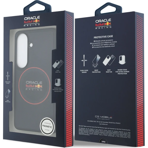 Oracle Red Bull Racing PU Kožený sieťovaný červený prsteň magnetický kryt Samsung Galaxy S26+ modrý - Puzdra - Obrázok 8352ea6d71894ad88d0dd7778a647a56
