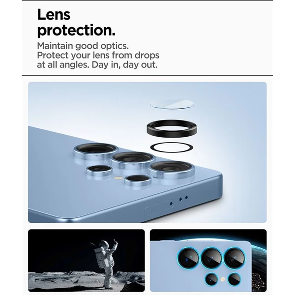 Spigen Glass TR EZ Fit Optik Pre HD sklá na fotoapará Samsung Galaxy S25 Ultra čierna (2 ks) - Ochranné fólie a sklo - Obrázok 8358ce9f90ec4a8d865af62ef583d89f
