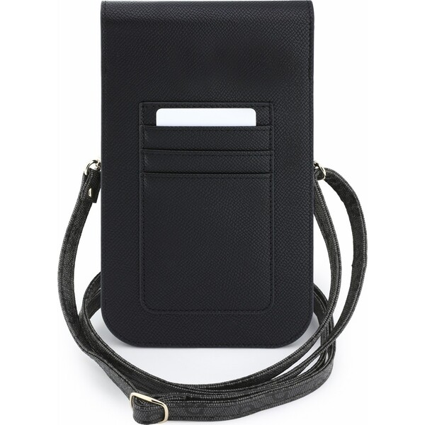Guess PU Leather+Grained 4G Metal Logo taška na telefon černá - Puzdra - Obrázok 836397bcedc348bc89690b84fad62980