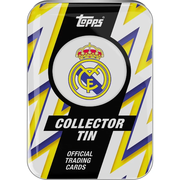 Futbalové karty Topps 2025/26 Real Madrid Collector Tin - Futbalové karty - Hlavný obrázok