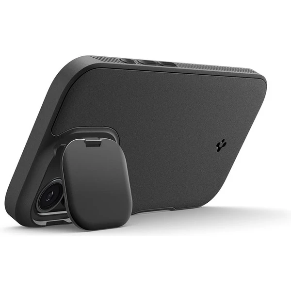 Spigen Optik Armor MagSafe kryt iPhone 17 black - Puzdra - Obrázok 838dc9bd6a544b988782a0091b0594fb