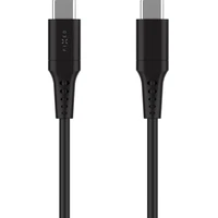 FIXED Liquid silicone USB-C/USB-C napájací kábel 60W 0,3m čierny - Káble a redukcie