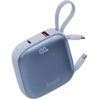 Energea Bazic GoPower Fusion powerbanka 10000mAh s káblami modrá - Powerbanky