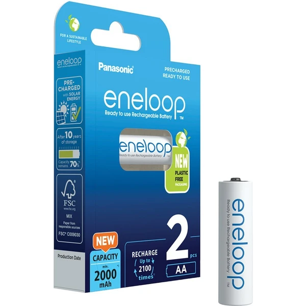 Panasonic Eneloop AA nabíjacia batéria 2000 mAh (2ks) - Batérie - Hlavný obrázok