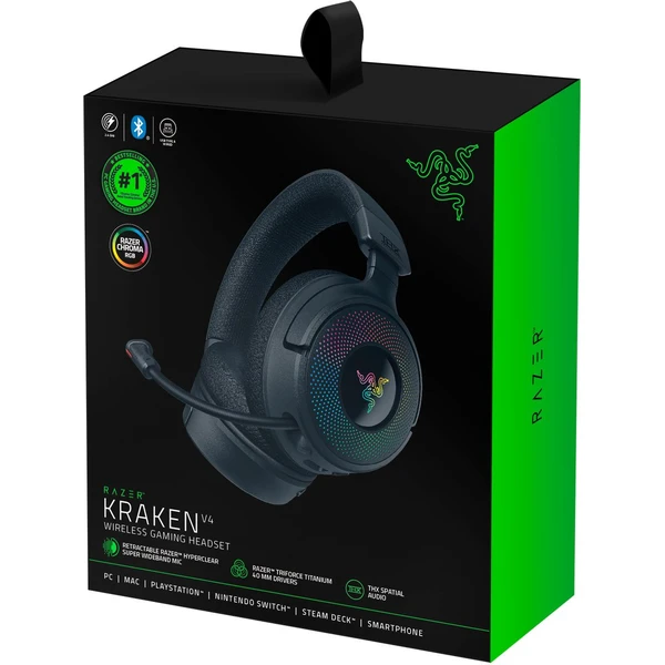 Razer Kraken V4 herné slúchadlá čierna - Slúchadlá - Obrázok 83F9000N01