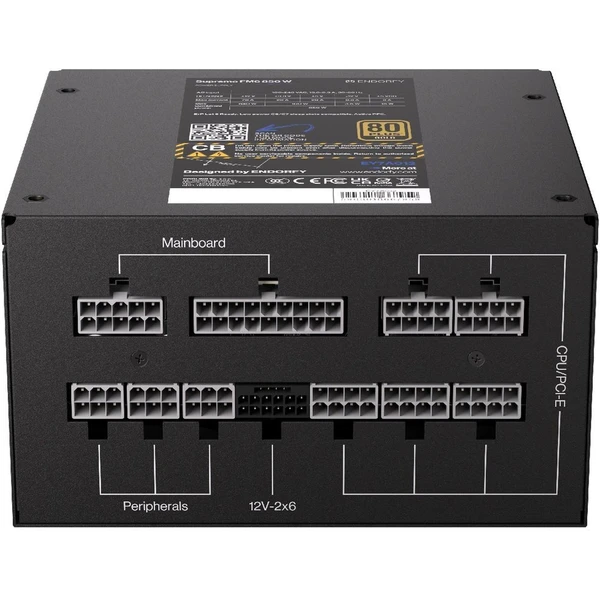 Endorfy Supremo FM6 Gold 850W - Zdroje - Obrázok 83YC000K01