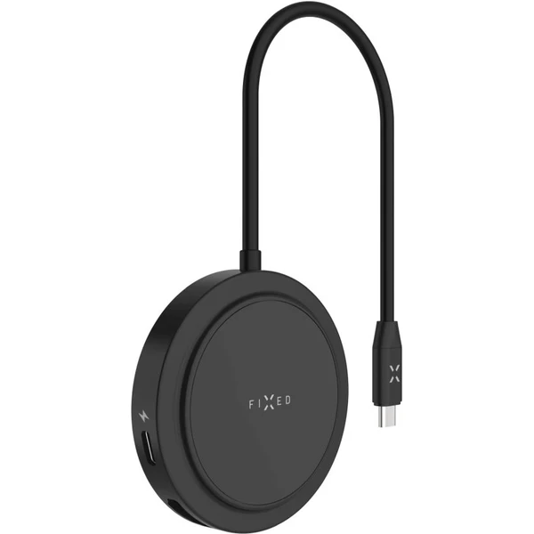 FIXED MagHUB 7-portový USB-C Hub s MagSafe, čierny - USB huby - Obrázok 83cfb47d19014509a0b6042f6d424b6f