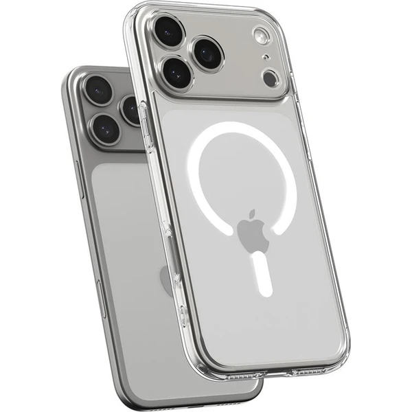 Spigen Ultra Hybrid MagSafe kryt iPhone 17 Pro clear white - Puzdra - Obrázok 83cfc518dd0a436eb371e614238a0b90