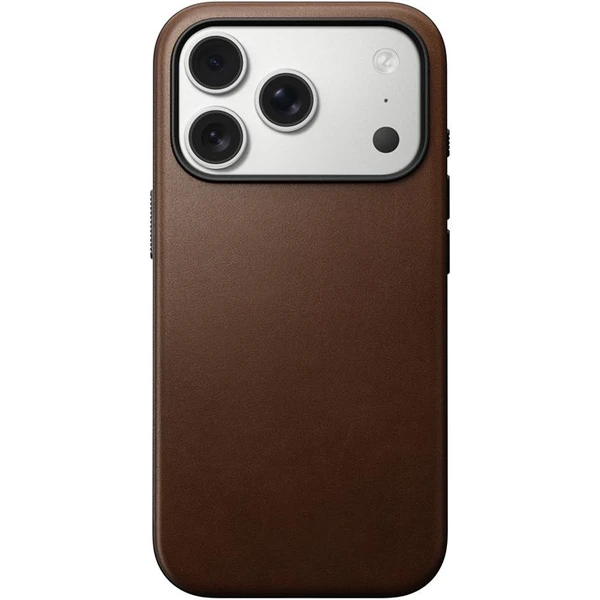 Nomad Modern Leather Case MagSafe kožený kryt iPhone 17 Pro Brown - Puzdra - Obrázok 83e8fb561bea46be8ab6c7f40f7bd17e