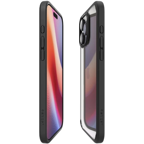 Spigen Crystal Hybrid kryt iPhone 16 Pro Max matte black - Puzdra - Obrázok 83f624b5c452407dbc434939002ce61c