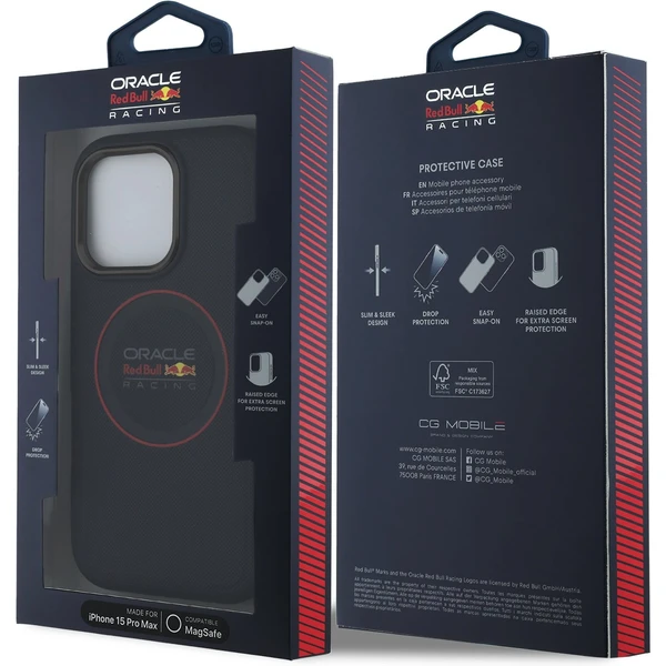Oracle Red Bull Racing PU Leather Red Ring MagSafe kryt iPhone 15 Pro Max modrý - Puzdra - Obrázok 83f81b79a8b74fb9a22b3e2678fb9446
