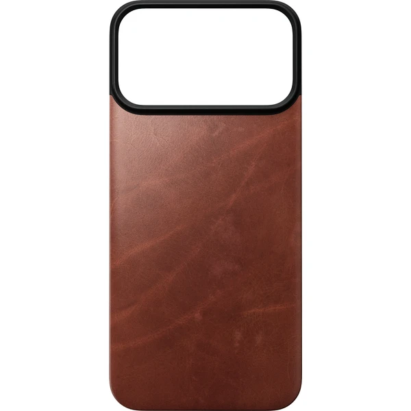 Nomad Magnetic Leather Back (Horween) MagSafe kožený kryt iPhone 17 Pro Max/18 Pro Max Olde Dublin - Puzdra - Obrázok 83f8353cd68f42a387a8b8d84e19a037