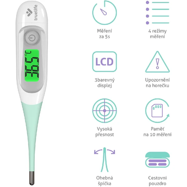 TrueLife Care T3 digitálny teplomer - Teplomery - Obrázok 8401000J01