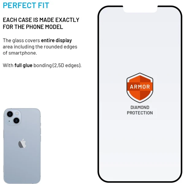 FIXED Armor 2,5D sklo s vrstvou proti prachu a AR pre Apple iPhone 13/13 Pro/14/16e/17e - Ochranné fólie a sklo - Obrázok 8413d70afc11490a93effb9bf0d54c3a