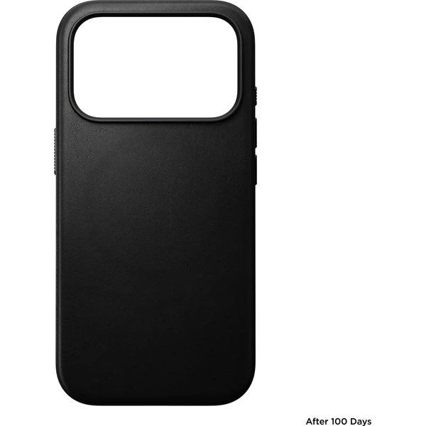 Nomad Modern Leather MagSafe kožený kryt iPhone 18 Pro Black - Puzdra - Obrázok 843222ffccfb4e70b3864fa758cde84b