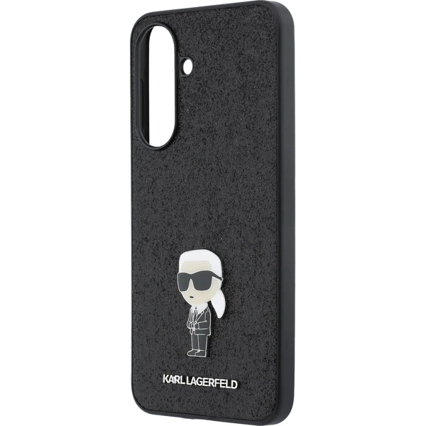 Karl Lagerfeld Fixed Glitter Metal Ikonik kryt Samsung Galaxy A37 čierny - Puzdra - Obrázok 845752da1ae84f75b3175fa74c61bd86