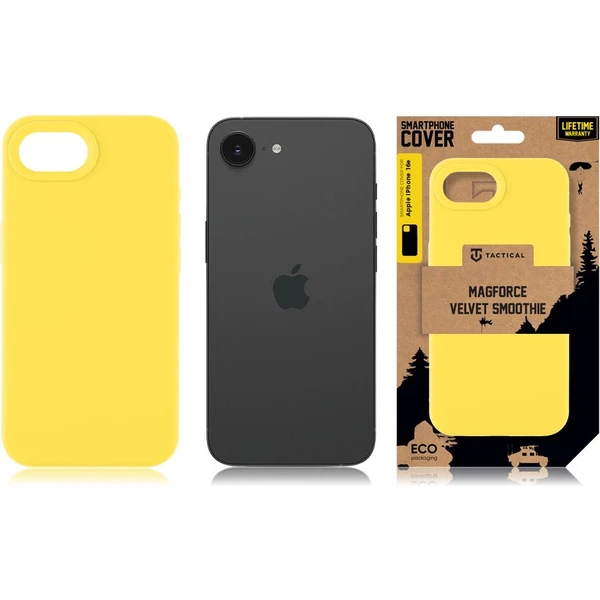 Tactical MagForce Velvet Smoothie kryt Apple iPhone 17e/16e Banana - Puzdra - Obrázok 847748ab927e45f288baced3deed7847