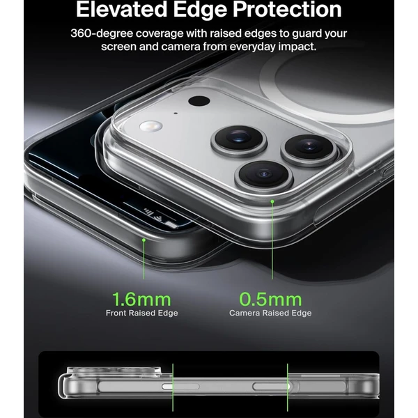 Belkin SheerForce MagSafe kryt iPhone 17 Pro číry - Puzdra - Obrázok 84CN000K01