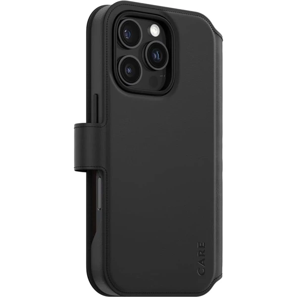 PanzerGlass® CARE puzdro Apple iPhone 16 Pro MagSafe Wallet 2v1 čierny - Puzdra - Hlavný obrázok