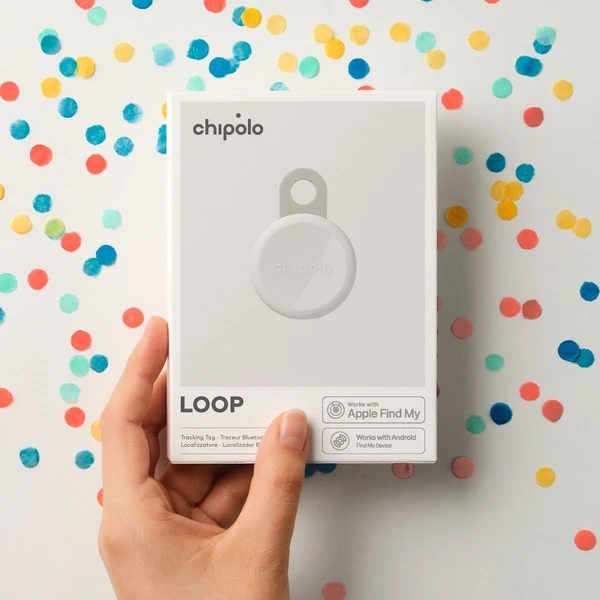 Chipolo LOOP Bluetooth lokátor biely - Lokátory - Obrázok 84DJ000K01