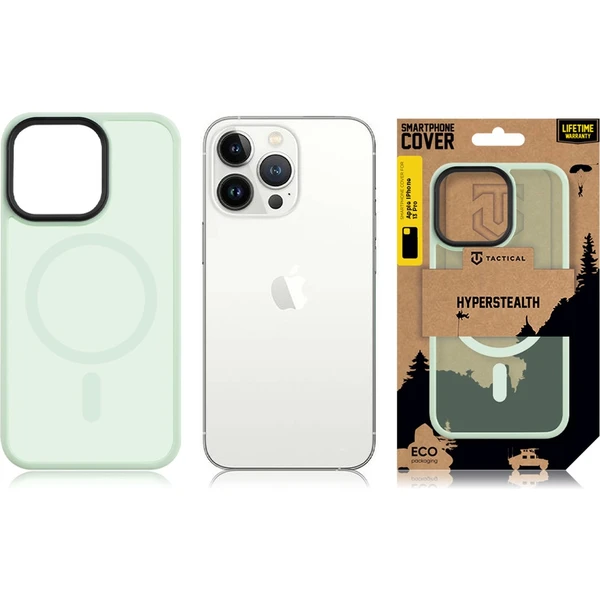 Tactical MagForce Hyperstealth kryt iPhone 13 Pro Beach Green - Puzdra - Obrázok 84G1000701
