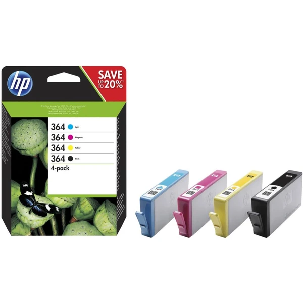 HP N9J73AE č. 364 Viacfarebná originálna - Cartridge - Hlavný obrázok