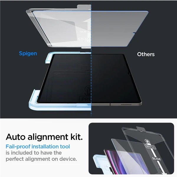 Spigen Glass tR EZ Fit 1 Pack tvrdené sklo Samsung Galaxy Tab S9 Ultra/Tab S10 Ultra - Ochranné fólie a sklo - Obrázok 84JA000601